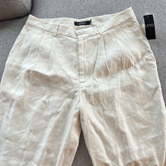 Ralph Lauren Cream linen pants - Picture 3 of 6